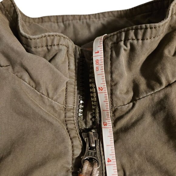Vintage Gap Canvas Field Jacket Spanish Olive Baby SZ 4T Cargo Utility Military - Picture 5 of 11